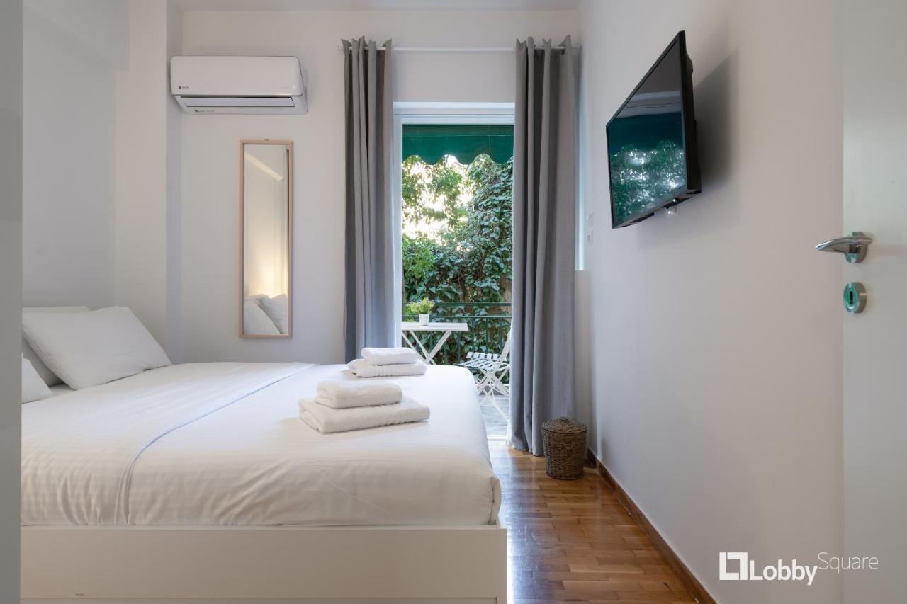 Aether Apartment By Lobbysquare Athena Bagian luar foto